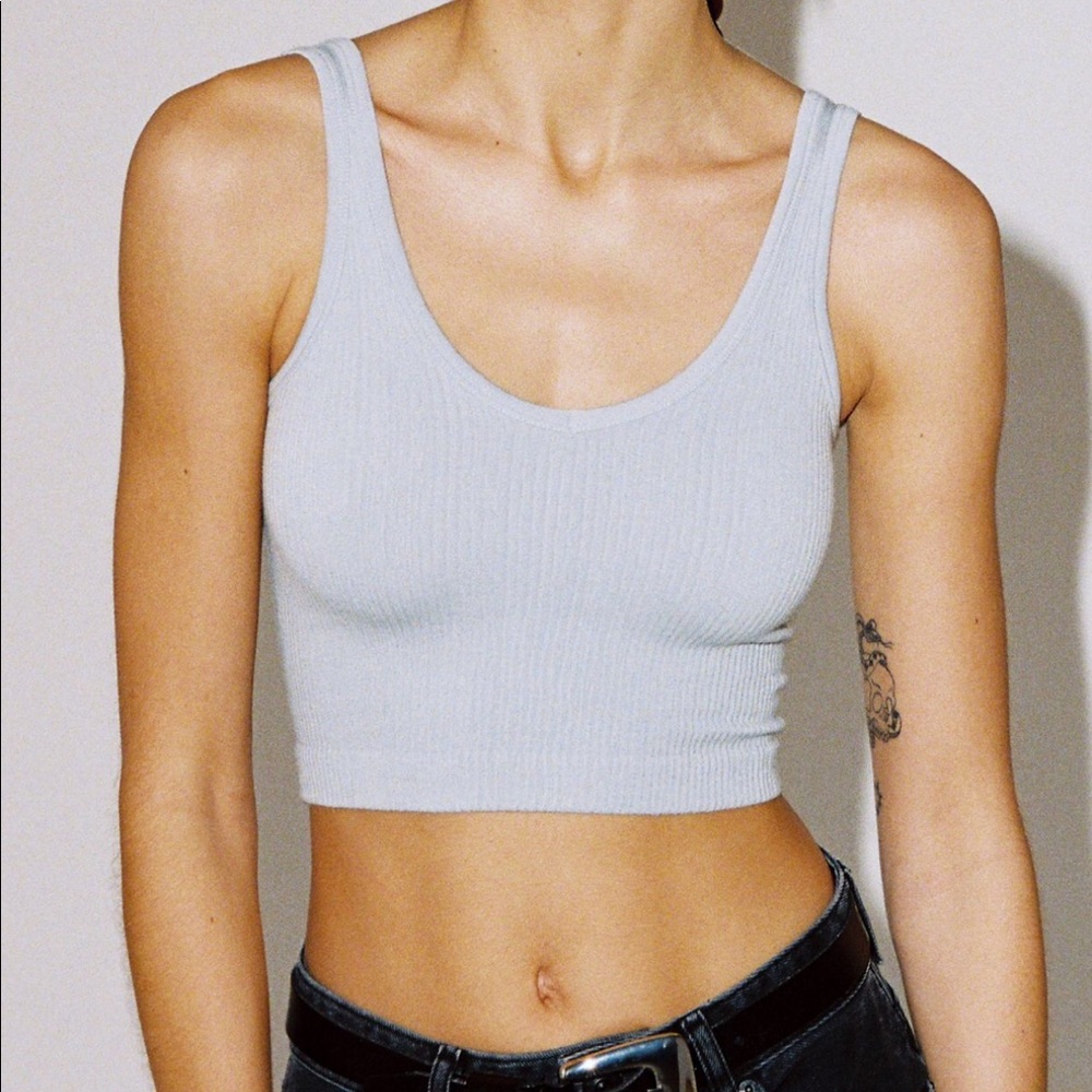 Out from Under Drew Seamless Ribbed Bra Top - L